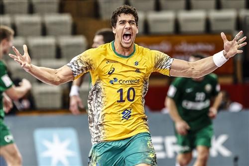 José Guilherme, melhor do Brasil em quadra / Foto: Divulgação / CBHb