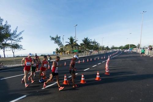 Prova de marcha, agora no Recreio dos Bandeirantes / Foto: Alex Ferro / Rio 2016