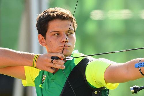 Marcus D'Almeida foi o arqueiro brasileiro mais estável nesta sexta / Foto: Quinn Rooney / Getty Images