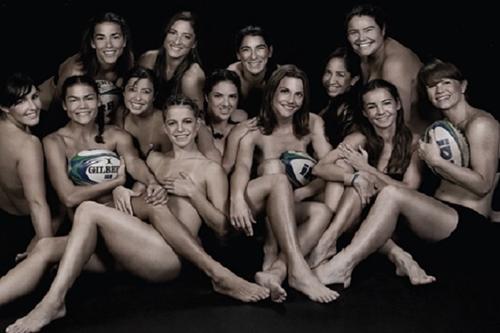 Ensaio sensual de 2009 ajudou a divulgar o rugby feminino / Foto: Divulgação