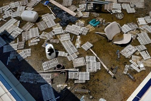 Mais lixo em instalação olímpica / Foto: Getty Images