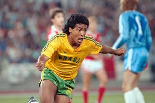 Romário comemora o gol que marcou na final dos Jogos Olímpicos Seul 1988, contra a União Soviética / Foto: IOC / Georges Gobet