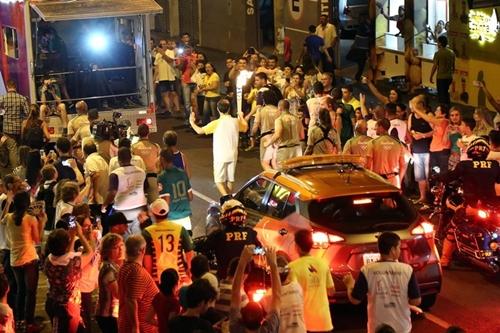 População também se mobilizou nas ruas da mais próspera cidade do Triângulo Mineiro / Foto: Ivo Lima / Brasil2016.gov.br / ME