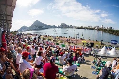 Evento de remo, na Lagoa / Foto:  Miriam Jeske / brasil2016.gov.br