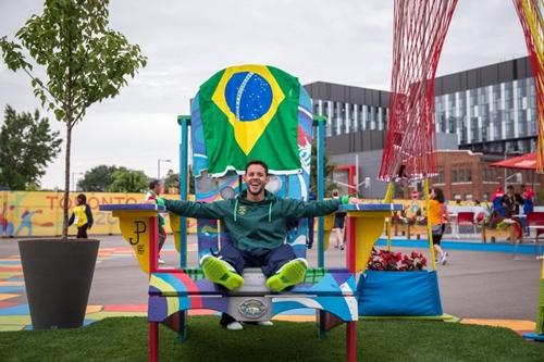 Thiago Pereira em Toronto: se ganhar mais cinco medalhas, será o maior vencedor da história da competição / Foto: Jonne Roriz / Exemplus / COB