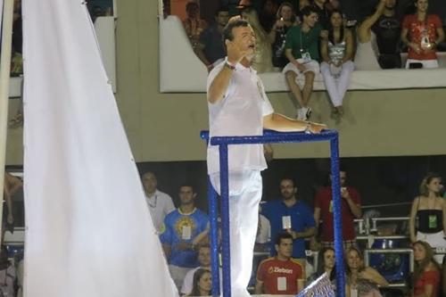  Lars Grael em desfile de carnaval em 2012 / Foto: Arquivo Pessoal