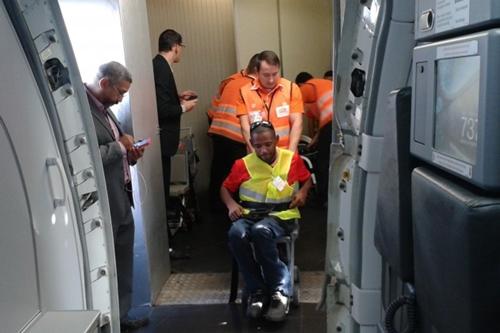 Simulado realizado no Aeroporto Internacional Tom Jobim (Galeão) em 11 de junho de 2015 com testes de acessibilidade para os Jogos Olímpicos e Paraolímpicos Rio 2016 / Foto: Ascom-SDH / PR