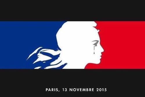 Imagem propaganda nas redes sociais em solidariedade aos parisienses / Foto: Reprodução / Twitter