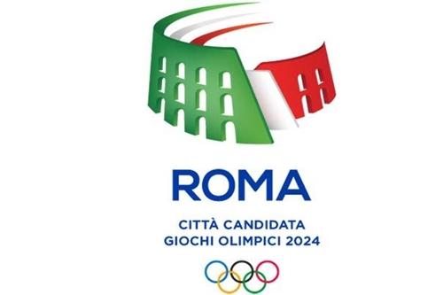 Logo oficial da candidatura de Roma para 2024 / Foto: Divulgação