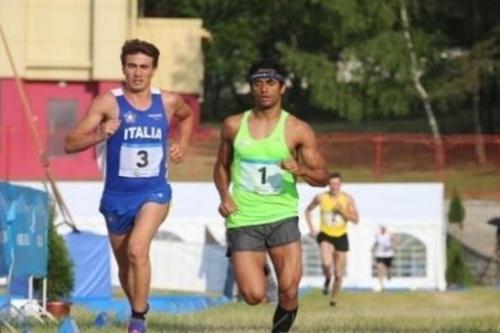 Riccardo De Lucca, da Itália, no evento combinado de tiro e corrida: vitória da etapa final da Copa do Mundo de Pentatlo Moderno / Foto: UIPM