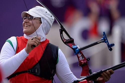 Zahra Nemati: atleta olímpica e paraolímpica / Foto: Dennis Grombkowski / Getty Images