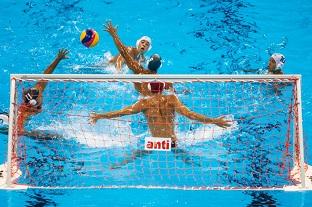 Evento-teste de polo aquático no Estádio Olímpico de Esportes Aquáticos / Foto: Gabriel Heusi/Brasil2016.gov.br