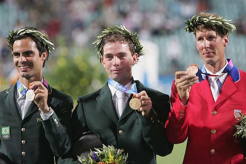 Rodrigo Pessoa foi medalhista de ouro em Atenas 2004 mas recebeu sua medalha anos depois, após a desclassificação do então campeão / Foto: Adam Pretty 