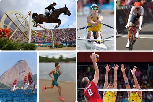 Voleibol, remo, hipismo, ciclismo de estrada, triatlo e vela são alguns dos primeiros esportes a realizar eventos-teste em 2015 / Foto: Getty Images / Rio 2016