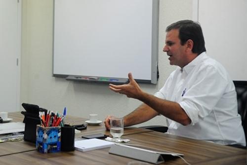 O ministro Vinícius Lages se encontrou nesta quarta com o prefeito do Rio, Eduardo Paes / Foto: Tânia Rêgo / Agência Brasil