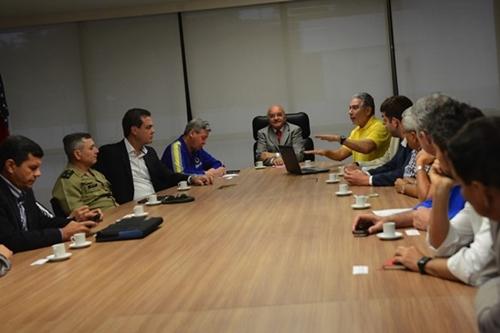 Comitiva do Comitê Organizador dos Jogos Olímpicos Rio 2016 visitou a cidade nesta sexta / Foto: Agecom / AM