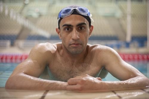 O atleta perdeu parte da perna direita em conflito no seu país / Foto: UNHCR / Yorgos Kyvernitis