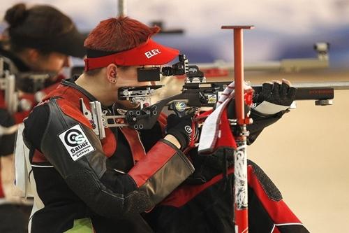 Snjezana Pejcic dominou a Copa do Mundo desde o começo, quebrando o recorde mundial da carabina três posições 50m / Foto: Wagner Meier / CBTE