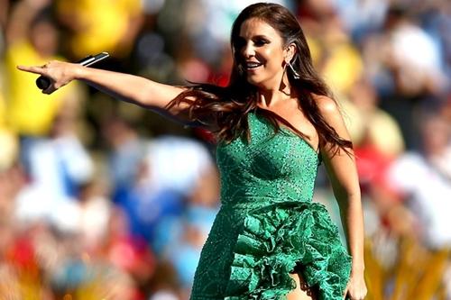 Ivete se apresenta na final da Copa do Mundo, em 2014, no Maracanã / Foto: Getty Images