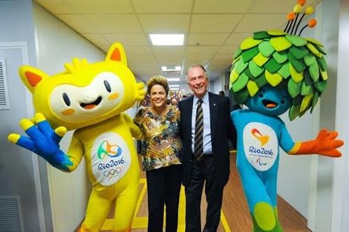 Dilma Rousseff e Carlos Arthur Nuzman, presidente do COB / Foto: Alex Ferro / Rio 2016