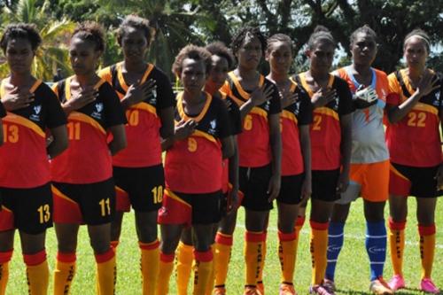 Seleção feminina de Papua Nova Guiné / Foto: Reprodução / Facebook