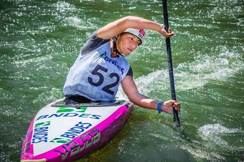 Ana Sátila mudou-se de Foz do Iguaçu para o Rio para estar mais perto do circuito olímpico de canoagem slalom / Foto: Itaipu Binacional / Alexandre Marchetti