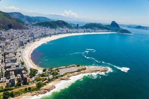 Praia de Copacabana, onde ocorrerão as provas da maratona aquática / Foto: Rio 2016 / Alex Ferro 