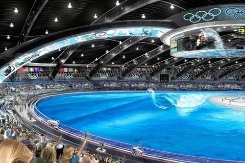 Projeto de surfe numa piscina artificial para os Jogos de 2020 / Foto: WebberWavePools.com