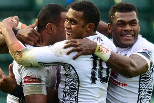 Fiji é reconhecida como uma das seleções mais fortes da modalidade sevens / Foto: Getty Images / Mark Runnacles