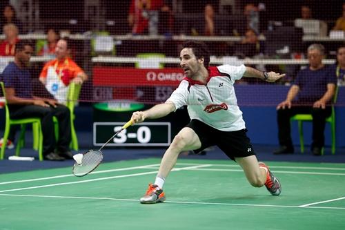 Espanhol Pablo Abián enfrentará o astro chinês Lin Dan na final do Grand Prix de badminton / Foto: Pedro Martins / BWF