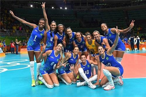 Brasil venceu Camarões por 3 sets a 0, pelo grupo A / Foto: Divulgação/CBV