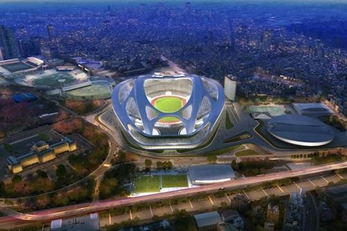 Projeto do Estádio Olímpico de Tóquio 2020 / Foto: Divulgação Zaha Hadid