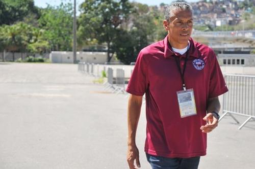 Joaquim Cruz esteve no Rio em novembro em uma visita de planejamento dos Estados Unidos / Foto: Rio 2016 / Mathilde Molla