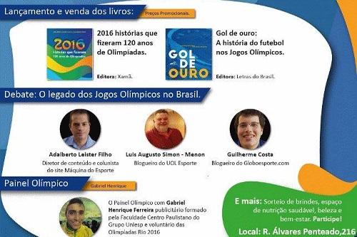 Especialistas em cobertura esportiva mostram influência dos meios de comunicação, da publicidade e dos patrocinadores na competição; evento com entrada franca terá ainda lançamento de livros voltados ao tema  / Foto: Divulgação