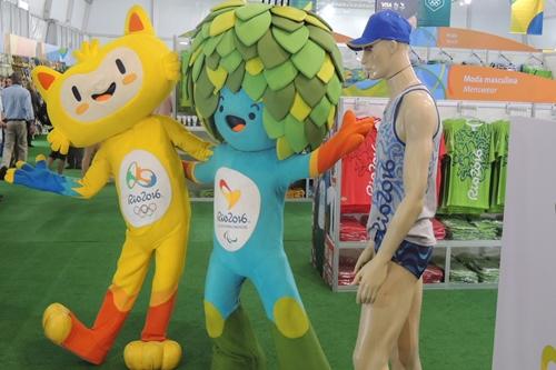 Mascotes também participaram da abertura / Foto: Esporte Alternativo