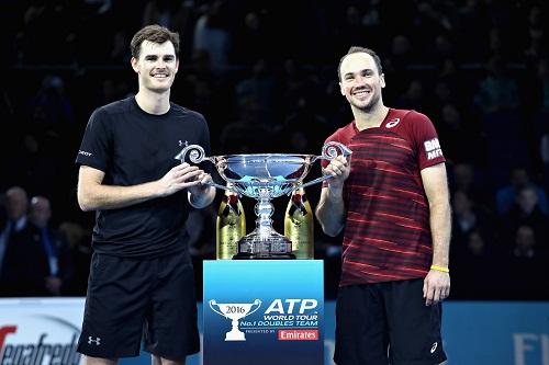 Os brasileiros Bruno Soares e Marcelo Melo, com seus respectivos parceiros, encabeçam a lista que contará com sete campeões de Grand Slam / Foto: Getty Images