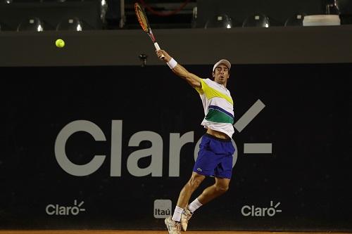 Brasileiro Rogério Dutra Silva perde para jovem norueguês Casper Ruud / Foto: Fotojump