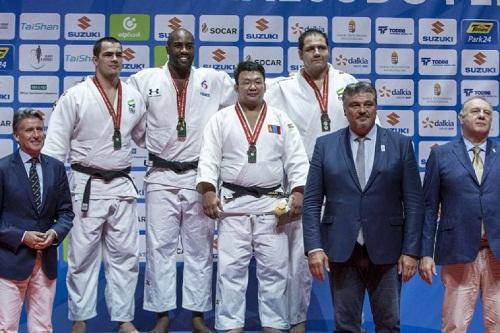 Moura foi prata, Baby bronze. Pela primeira vez na história, Brasil teve dois atletas da mesma categoria no pódio do Mundial. País terminou em quarto lugar geral, com um ouro, uma prata e dois bronzes / Foto: Gabriela Sabau/IJF