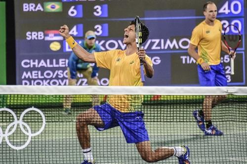 Sá/Bellucci e Rogério Dutra Silva, por sua vez, foram eliminados / Foto: Wander Roberto/Exemplus/COB