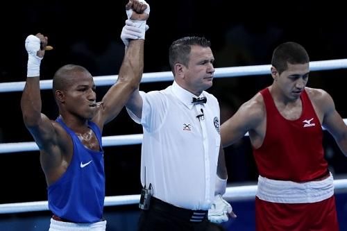 Pugilista derrotou atleta do Tadjiquistão por nocaute técnico / Foto: Alexandre Loureiro/Exemplus/COB