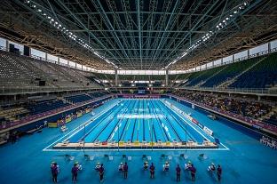 Até a temperatura da água da piscina, que deve estar entre 25 e 26 graus, será testada / Foto: Gabriel Heusi/brasil2016.gov.br