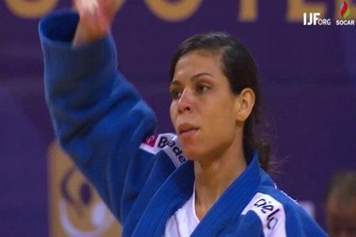 Brasileira bateu a kosovar Distria Krasniqi na final desta sexta-feira, na Tunísia, para garantir a primeira medalha do Brasil em 2018 / Foto: Divulgação