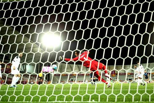 Harakawa bateu firme para fazer o gol da vaga olímpica para o Japão / Foto: Getty Images