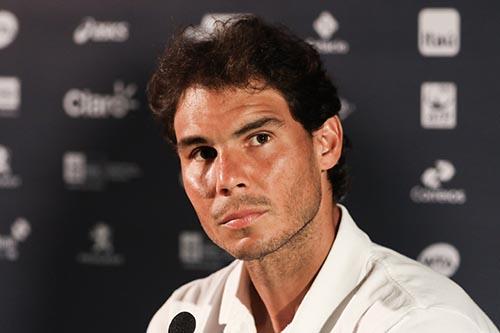 Nadal durante coletiva no Rio Open / Foto: Fotojump/Rio Open