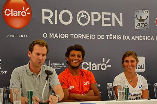 Sorteio das chaves no Shopping Leblon / Foto: Fotojump/Rio Open