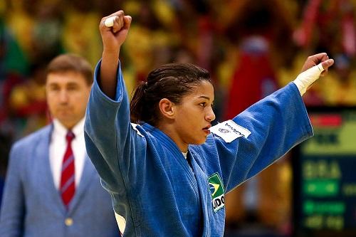 Sarah Menezes pode enfrentar a belga Charline van Snik, que a derrotou no Mundial. Entre os homens, problema são os rivais japoneses e o francês Teddy Riner / Foto: Buda Mendes/Getty Images