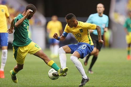 Apesar do domínio em campo, seleção não conseguiu passar pelos africanos no Estádio Mané Garrincha / Foto: Celso Junior/Getty Images