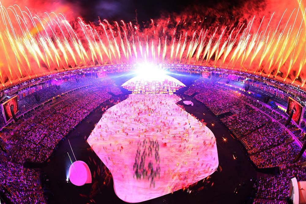 Cerimônia de Abertura no Maracanã / Foto: Richard Heathcote/Getty Images