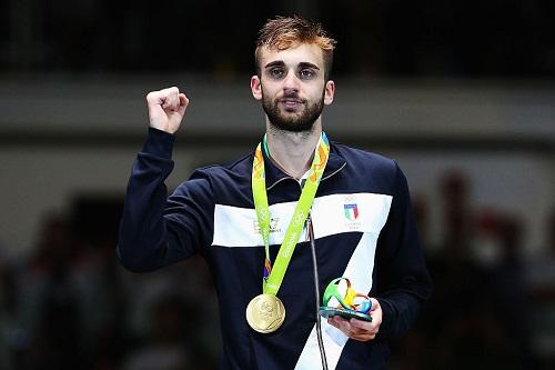 Europeu superou americano Alexander Massialas na decisão da segunda prova da esgrima no Rio 2016 / Foto: Alex Livesey/Getty Images