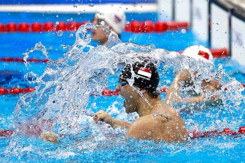 Joseph Schooling impôs ao astro americano sua primeira derrota em finais nos Jogos Rio 2016 / Foto: Adam Pretty/Getty Images